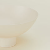 Essential Footed Bowls, Ivory