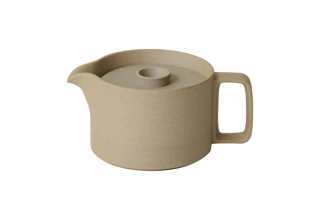 Hasami Porcelain Tea Pot, Natural - Acacia