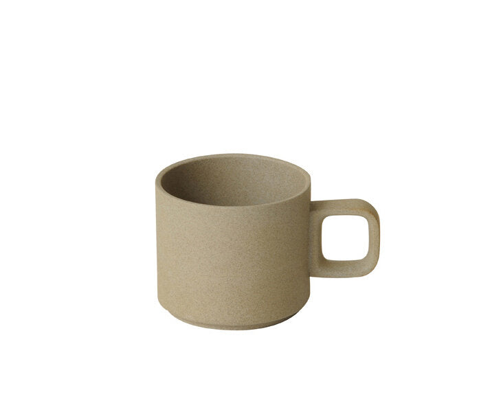 Hasami Porcelain 11 oz. Mug in Natural  shown against a white background.