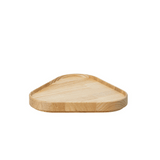 Hasami Porcelain Wood Plate / Tray - Triangle, Ash