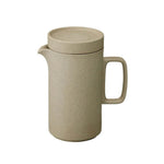 Hasami Porcelain Tall Teapot, Natural - Acacia