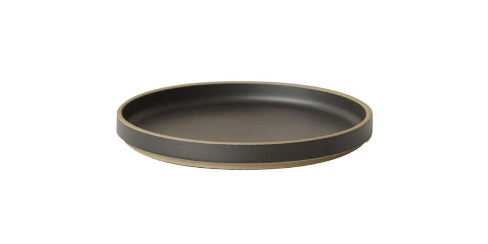 Hasami Porcelain Plates, Black - Acacia