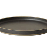 Hasami Porcelain Plates, Black - Acacia