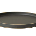 Hasami Porcelain Plates, Black - Acacia