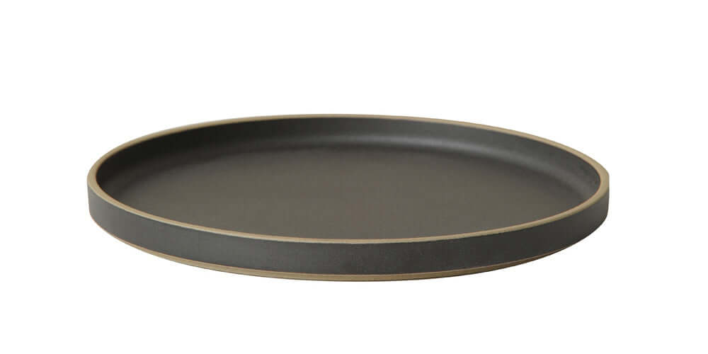 Hasami Porcelain Plates, Black - Acacia