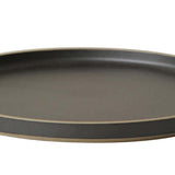 Hasami Porcelain Plates, Black