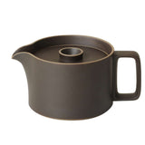 Hasami Porcelain Teapot, Black - Acacia