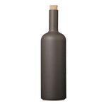 Hasami Porcelain Bottle, Black - Acacia