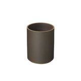 Hasami Porcelain small planter in black, ideal for indoor plants or as a cachepot.