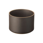 Hasami Porcelain large black planter, ideal for cachepot or direct planting, multifunctional design.