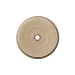 Hasami Porcelain drainage saucer in natural color, designed to complement large planters.