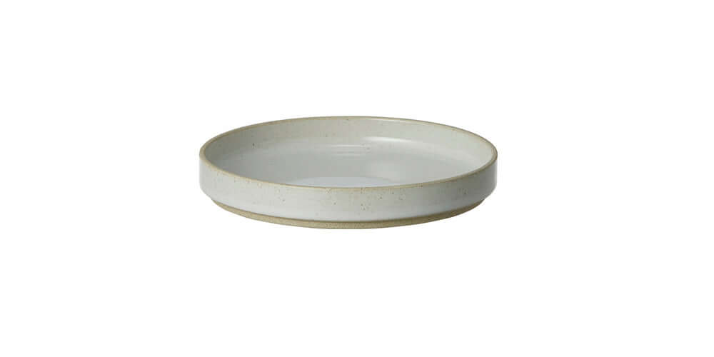 Hasami Porcelain Plates, Gloss Grey - Acacia