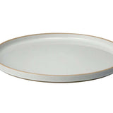 Hasami Porcelain Plates, Gloss Grey - Acacia