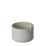 Hasami Porcelain Sugar Pot, Gloss Grey - Acacia