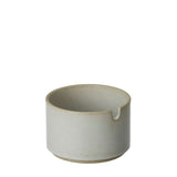 Hasami Porcelain Sugar Pot, Gloss Grey - Acacia