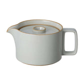 Hasami Porcelain Teapot, Gloss Grey - Acacia