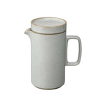 Hasami Porcelain Tall Teapot, Gloss Grey - Acacia