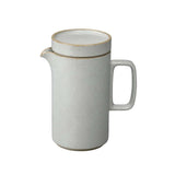 Hasami Porcelain Tall Teapot, Gloss Grey - Acacia