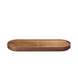 Hasami Porcelain Long Oval Wood Tray, Walnut - DISCONTINUED