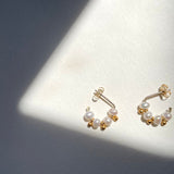 Four Pearl Earrings