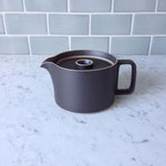 Hasami Porcelain Teapot, Black - Acacia