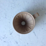 Hasami Porcelain Dripper, Natural - Acacia