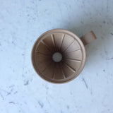 Hasami Porcelain Dripper, Natural - Acacia