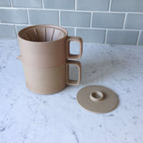 Hasami Porcelain Tea Pot, Natural - Acacia