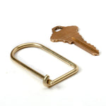 Wilson Brass Keyring - Acacia