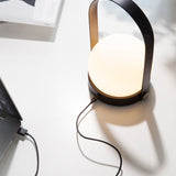 Carrie LED Lamp, Black - Acacia