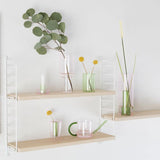 Stacking Glass Vase, Pink + Green