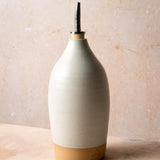 Ceramic Oil Bottle, Two Sizes - Matte White