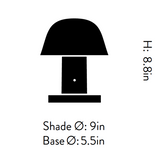 &Tradition Setago JH27 LED Lamp, Rust & Thunder