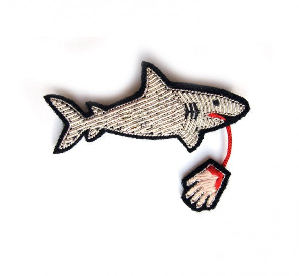 Macon et Lesquoy Hand-Embroidered Pins - Acacia