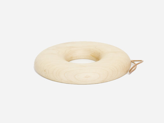 Kakudo Bagel Trivet, Two Sizes - Acacia