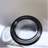 View of the bottom of a Hasami Porcelain glass tumbler showcasing its quality and craftsmanship, made in Japan.