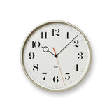 Riki Ring Clock, White