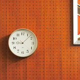 Riki Ring Clock, White