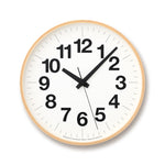 Numbers Clock - Acacia