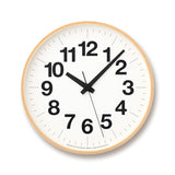 Numbers Clock - Acacia