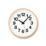 Numbers Clock - Acacia