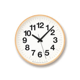 Numbers Clock - Acacia