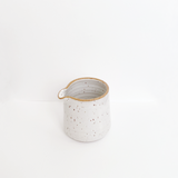 m.Bueno Speckled White Pour Bowl / Creamer