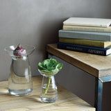 Kinto Clear Aqua Culture Vases, Two Sizes
