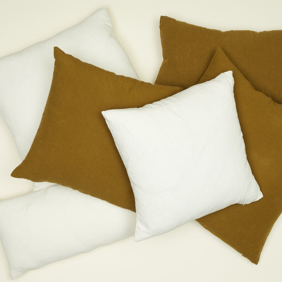 Simple Linen Pillows, Bronze