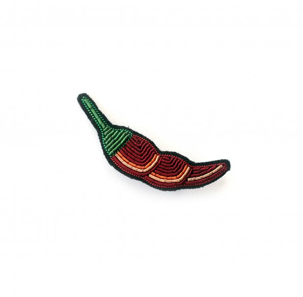Macon et Lesquoy Hand-Embroidered Pins - Acacia