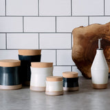 Kinto Ceramic Canisters, Black