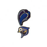 Macon et Lesquoy Hand-Embroidered Pins - Acacia