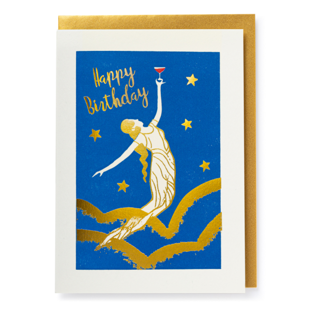Happy Birthday Lady Greeting Card