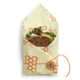 Bee's Wrap Sandwich Wrap, Honeycomb Print